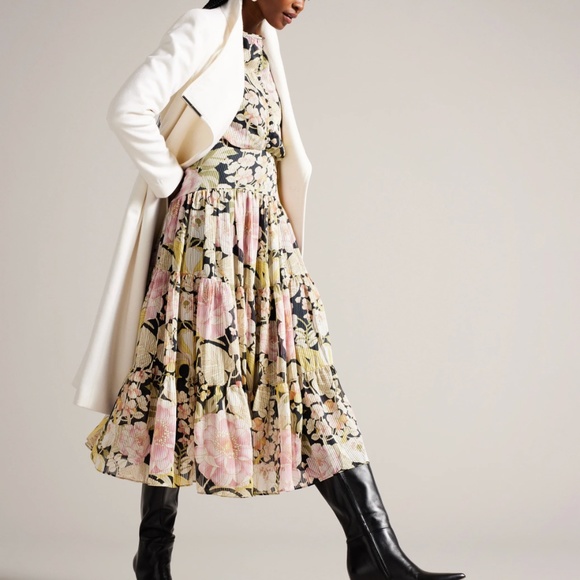 Ted Baker | Dresses | Ted Baker Adeliaa Button Front Floral